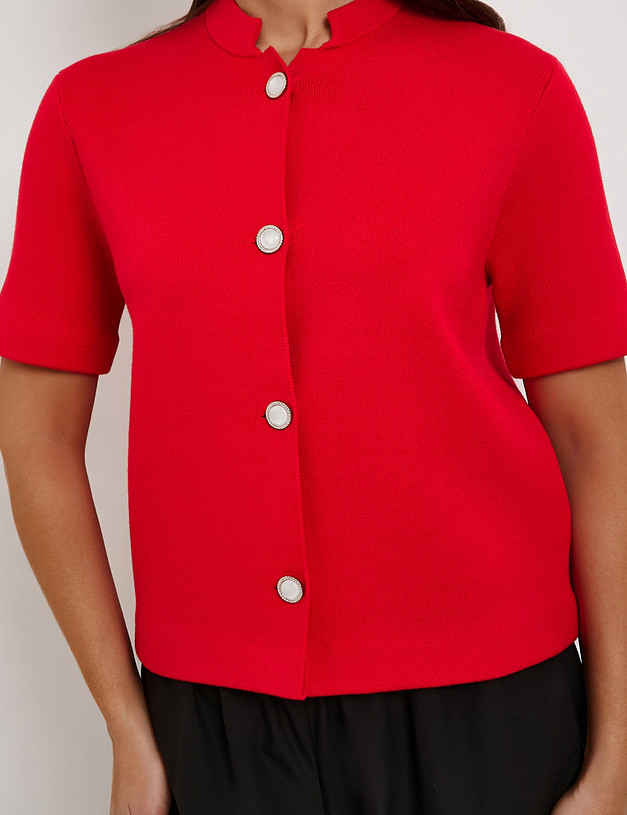 Красный женский кардиган MASCOTTE 852-6119-2405 | ракурс 4