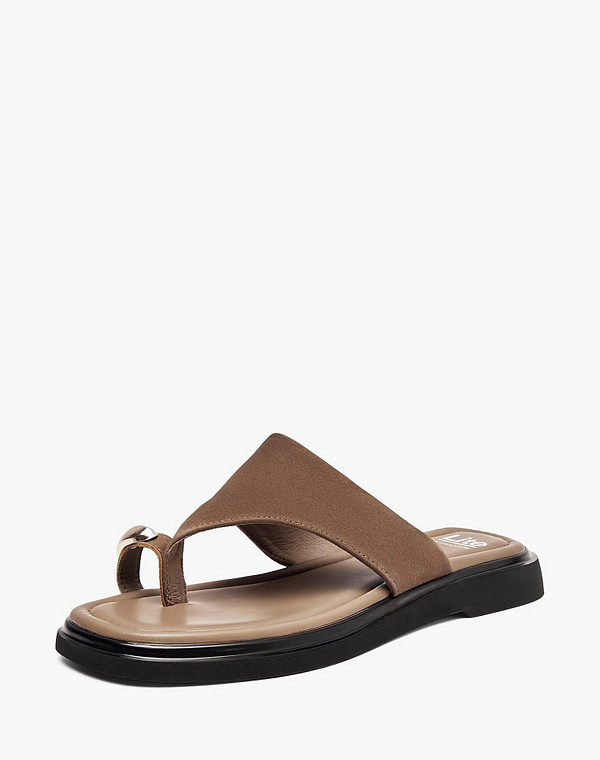 78-610161-0304 Туфли летние женские нубук/и.кожа хаки, Lite by Mascotte