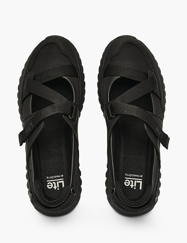 Черные женские сандалии MASCOTTE 181-510121-0202 | ракурс 4