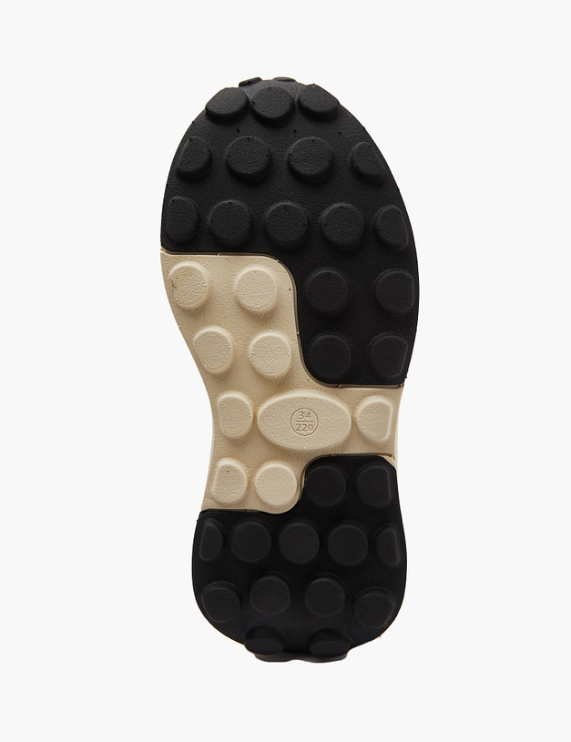 Молочные детские кроссовки с сетчатыми вставками MASCOTTE 234-413721-0604 | ракурс 7