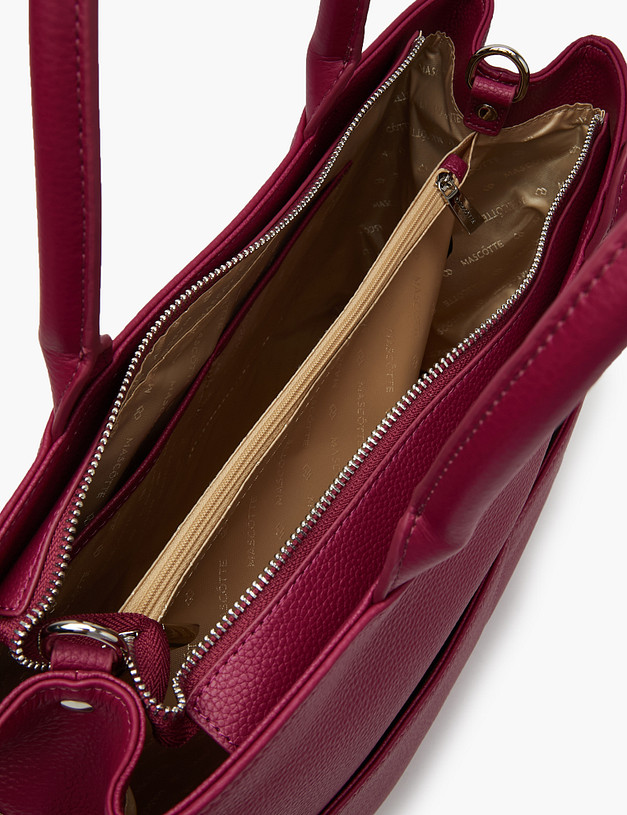 Женская сумка-тоут цвета фуксии MASCOTTE 660-3201-106 | ракурс 4