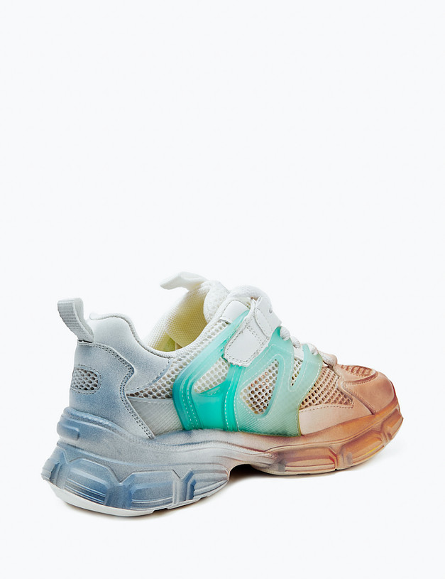 Цветные кроссовки для девочек MASCOTTE 234-413821-0612 | ракурс 6