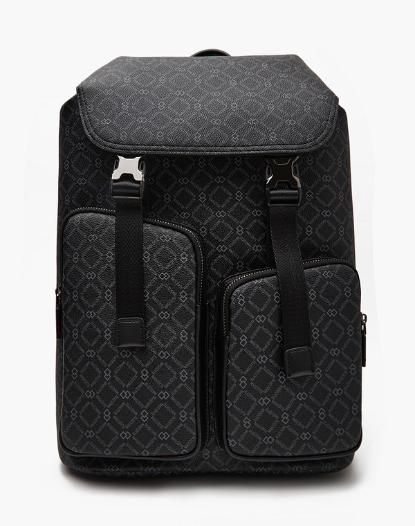 602-4102-602 Рюкзак мужской и.кожа-текстиль/текстиль черн, L, Mascotte