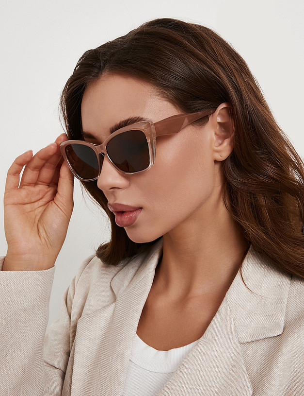 Коричневые женские очки MASCOTTE 793-6103-7709 | ракурс 2