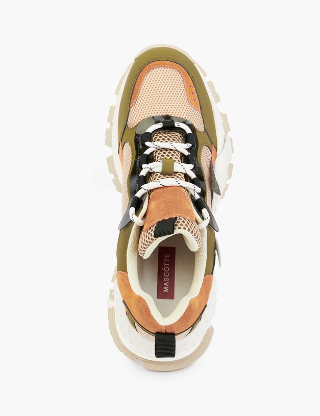 Массивные женские кроссовки MASCOTTE 234-213221-0104 | ракурс 5 Массивные женские кроссовки MASCOTTE 234-213221-0104 | ракурс 5