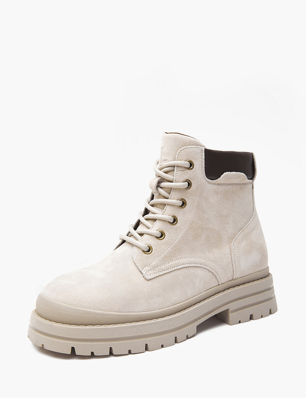 Бежевые женские ботинки MASCOTTE 234-425221-0601 | ракурс 4