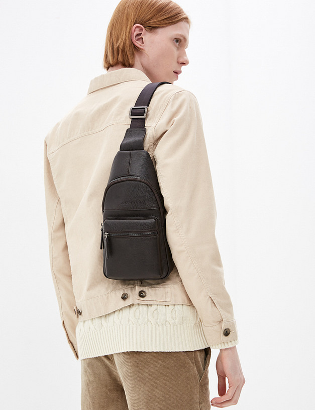 Коричневая мужская сумка MASCOTTE 602-1210-109 | ракурс 1 Коричневая мужская сумка MASCOTTE 602-1210-109 | ракурс 1