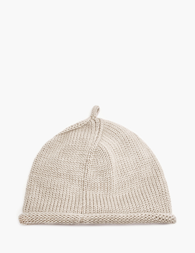 Бежевая женская шапка MASCOTTE 781-5204-7508 | ракурс 2