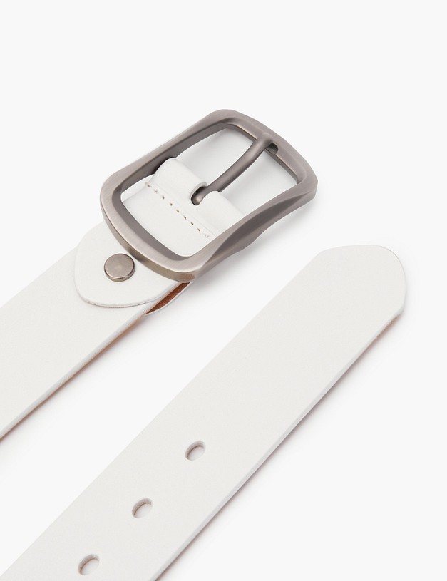 Белый женский ремень MASCOTTE 703-2105-101 | ракурс 3