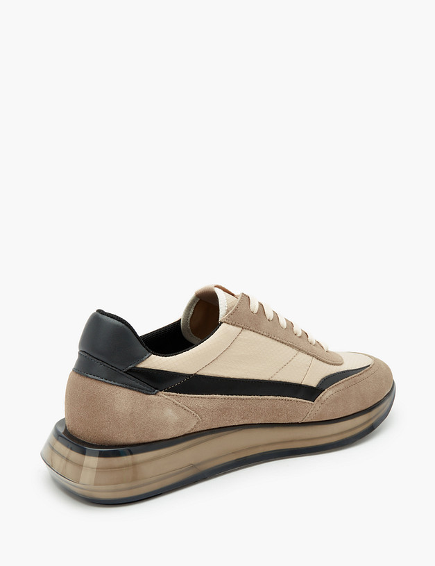 Бежевые мужские кроссовки MASCOTTE 128-311011-0208 | ракурс 4