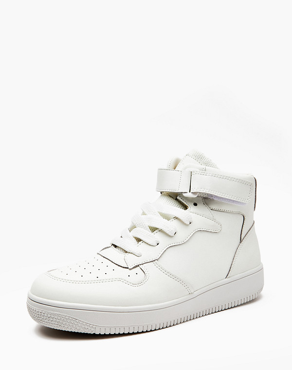 128-413821-0601 Ботинки для активного отдыха мужские кож.спилок/текстиль-и.кожа бел, Mascotte Lite