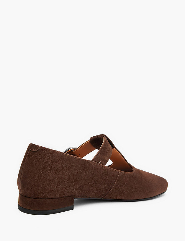 Коричневые женские туфли Мэри Джейн MASCOTTE 234-614311-4690M | ракурс 3