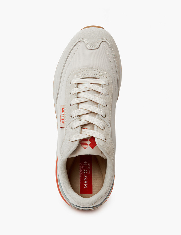Бежевые женские кроссовки MASCOTTE 189-312621-0208 | ракурс 4