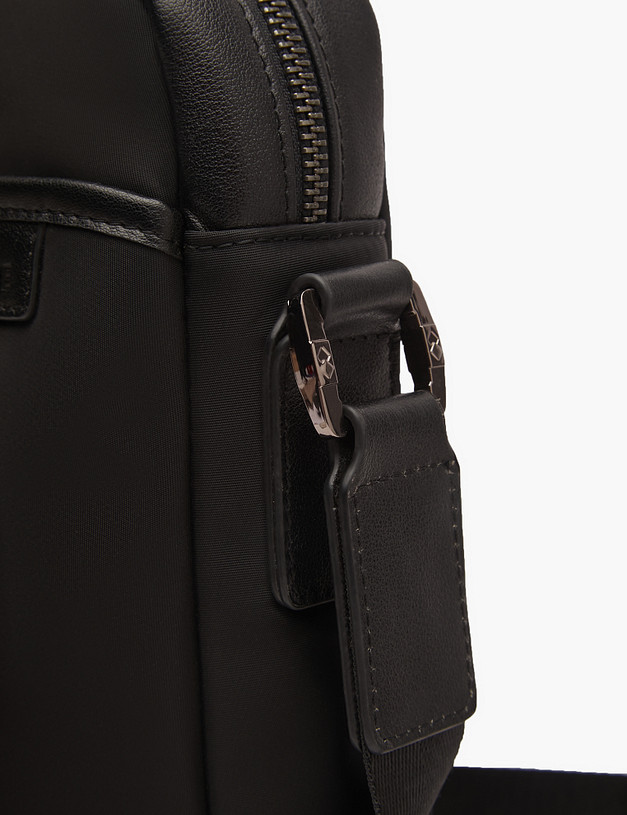 Черная мужская сумка MASCOTTE 604-3225-202 | ракурс 6 Черная мужская сумка MASCOTTE 604-3225-202 | ракурс 6