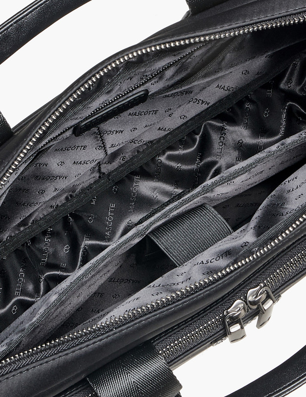 Черный мужской портфель MASCOTTE 604-6106-202 | ракурс 4