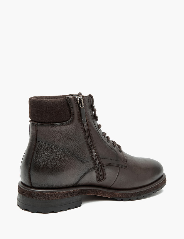 Коричневые мужские зимние ботинки MASCOTTE 22-320632-0109 | ракурс 3