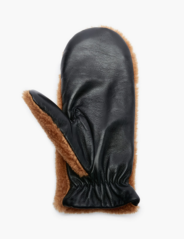 Коричневые женские варежки MASCOTTE 717-2216-509 | ракурс 3