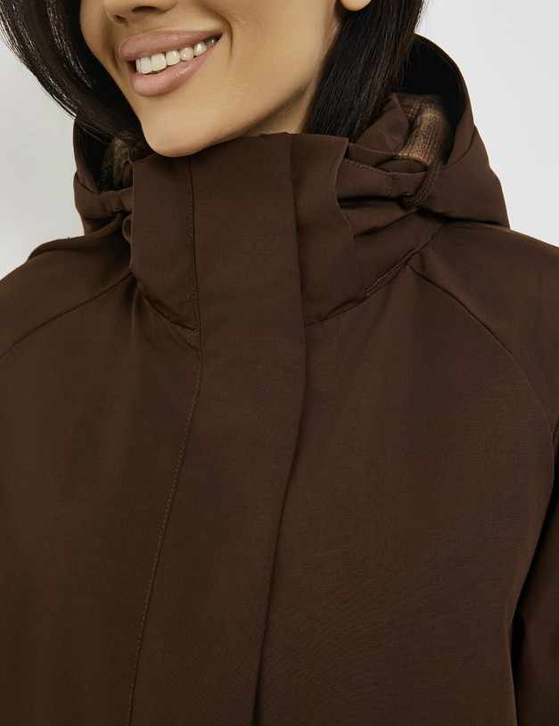 Коричневая женская куртка MASCOTTE 834-5201-2609 | ракурс 4