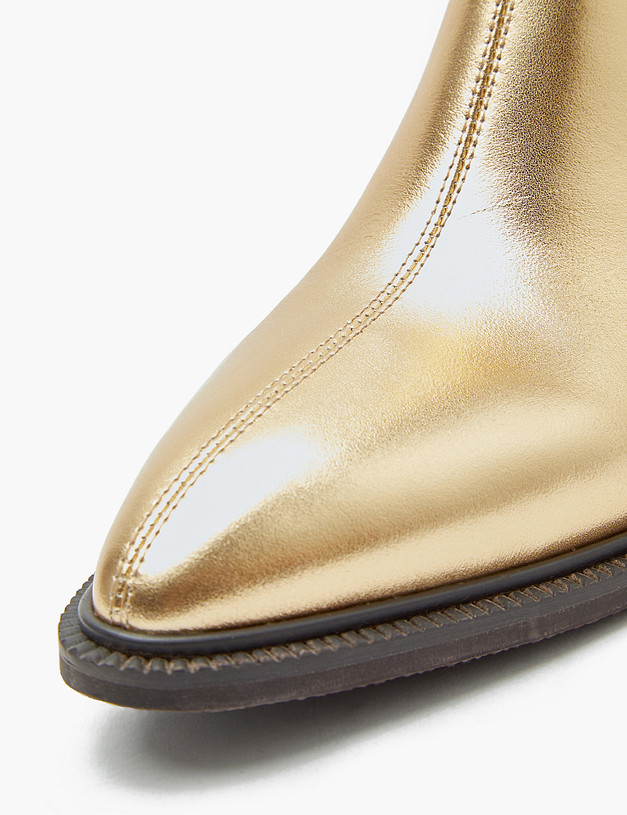 Золотые женские казаки MASCOTTE 172-3201624-0115 | ракурс 8