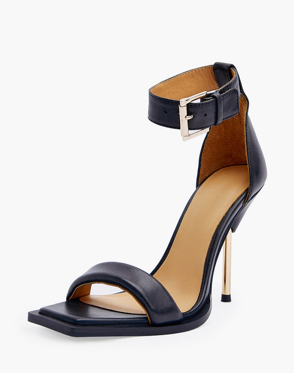 126-311811-3501M Туфли летние женские нат.кожа/нат.кожа черн, Mascotte