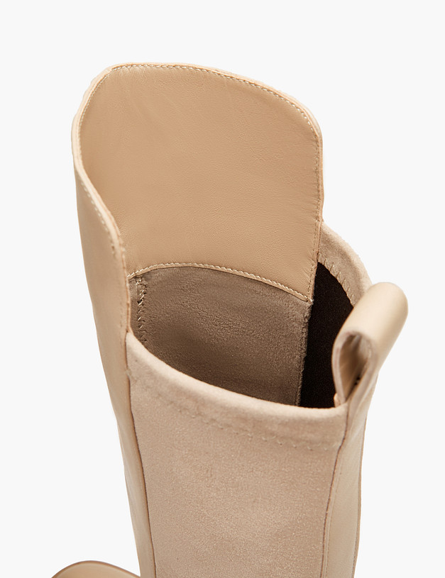 Бежевые женские сапоги MASCOTTE 233-3202221-4154M | ракурс 7