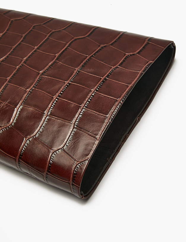 Коричневые женские сапоги с тиснением MASCOTTE 175-5281022-0109 | ракурс 7