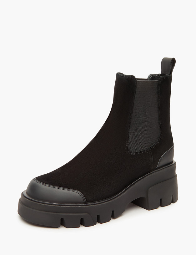 Черные женские челси MASCOTTE 233-321721-0602 | ракурс 2