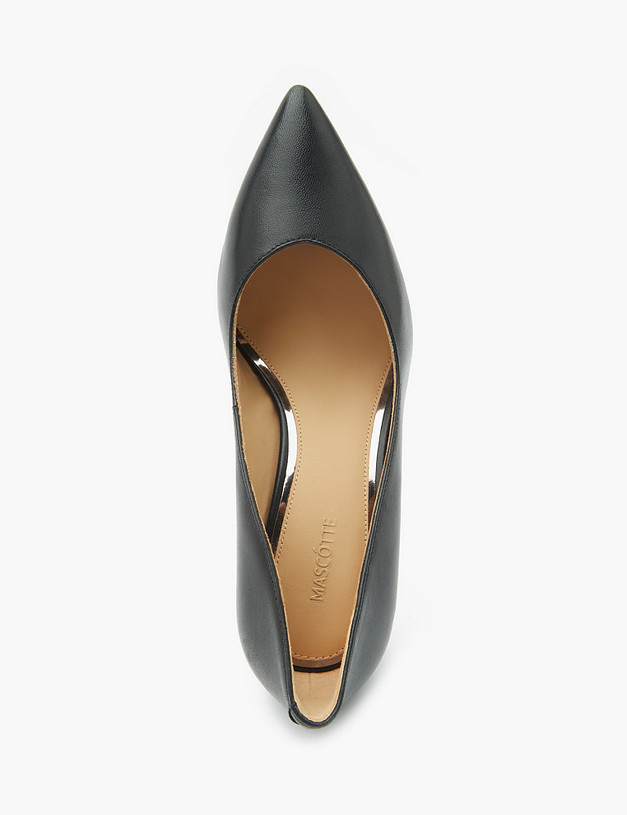 Черные женские туфли из натуральной кожи MASCOTTE 15-2145113-3501M | ракурс 4