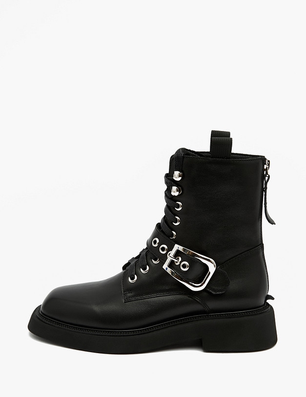 Черные женские ботинки MASCOTTE 172-3201221-3100M | ракурс 1