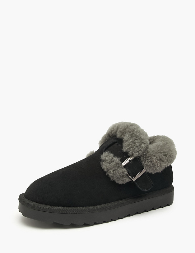 Черные женские угги MASCOTTE 234-42251355-0202 | ракурс 2 Черные женские угги MASCOTTE 234-42251355-0202 | ракурс 2