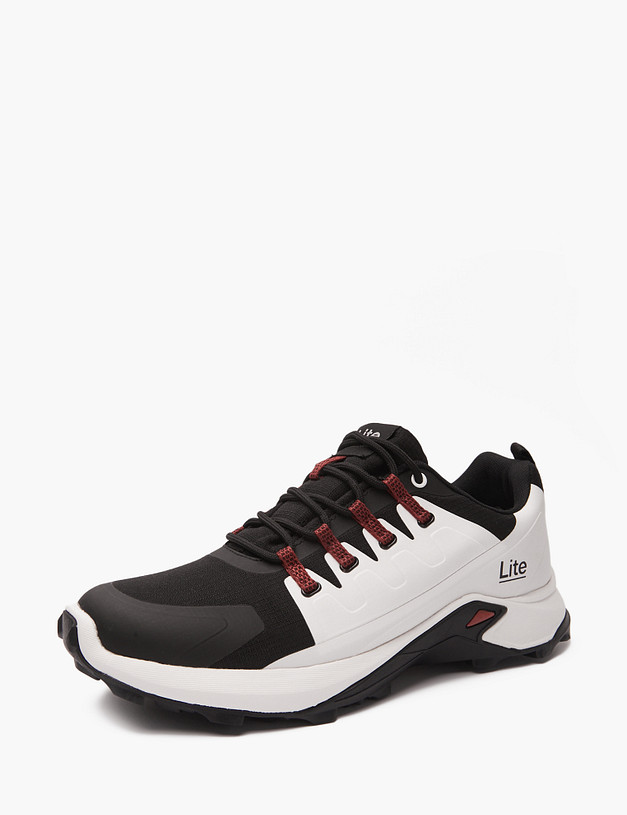 Черные мужские контрастные кроссовки MASCOTTE 156-420221-0202 | ракурс 5