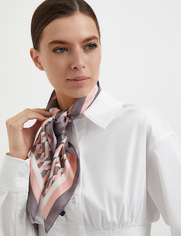 Серый женский платок MASCOTTE 763-3207-2407 | ракурс 1