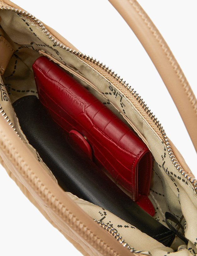 Бежевая женская сумка MASCOTTE 648-4112-208 | ракурс 8 Бежевая женская сумка MASCOTTE 648-4112-208 | ракурс 8