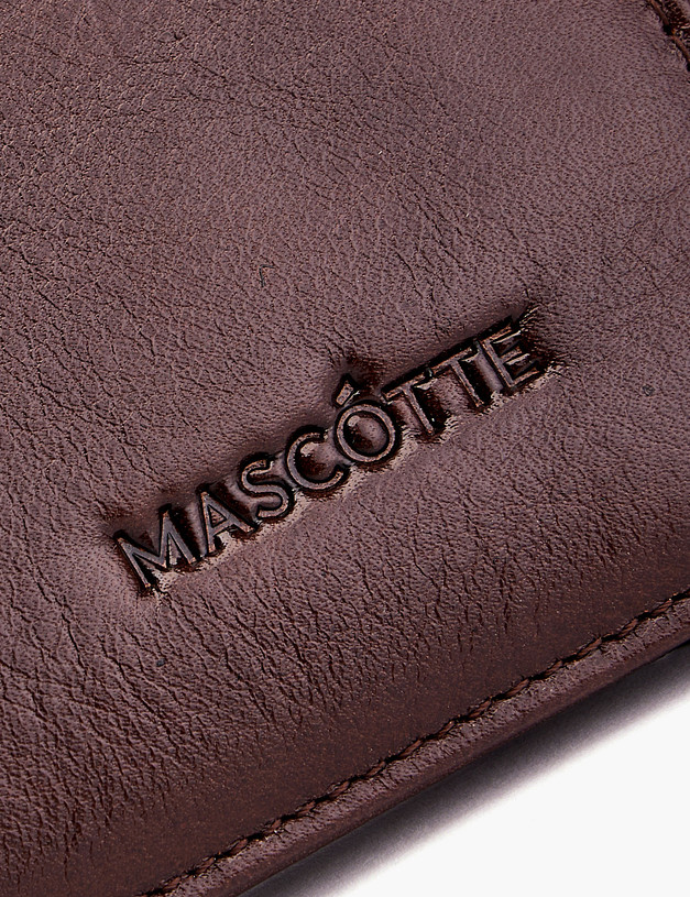 Коричневая мужская барсетка MASCOTTE 622-5203-102 | ракурс 6 Коричневая мужская барсетка MASCOTTE 622-5203-102 | ракурс 6
