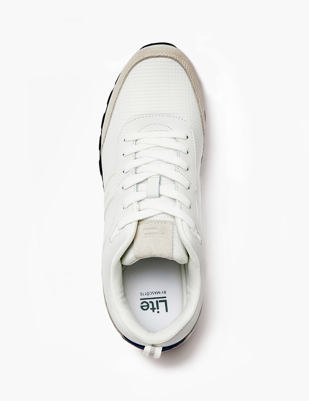 Белые мужские кроссовки MASCOTTE 189-4131223-0201 | ракурс 4