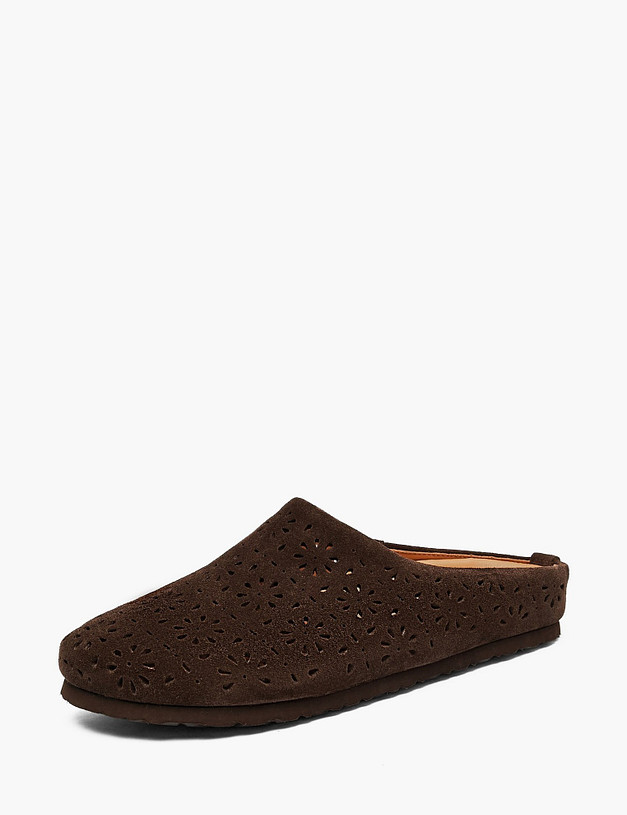 Коричневые женские сабо MASCOTTE 234-618711-2236M | ракурс 2