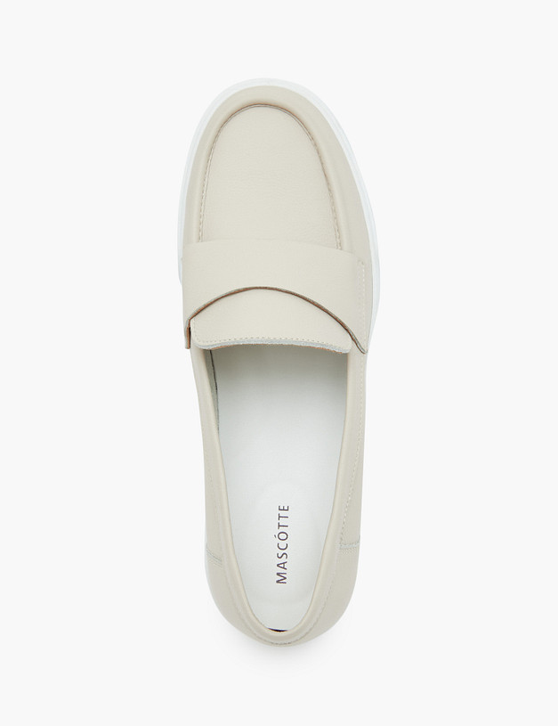Бежевые женские лоферы MASCOTTE 58-3180512-3178M | ракурс 4