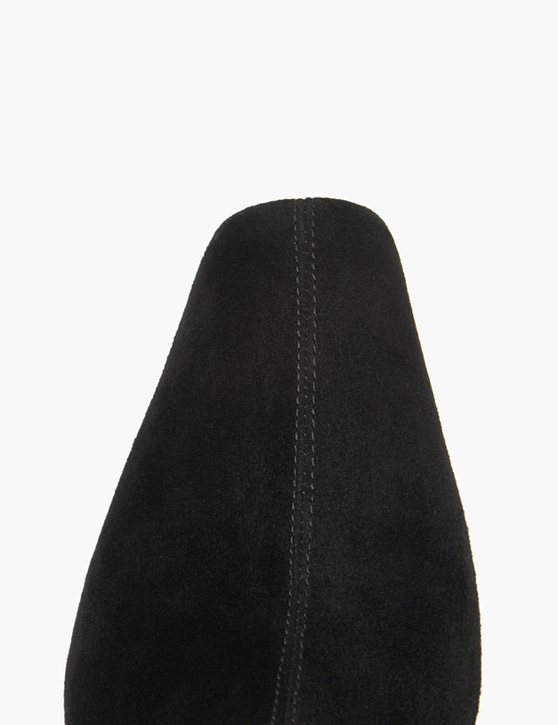 Черные женские ботильоны из велюра MASCOTTE 234-510621-0602 | ракурс 4