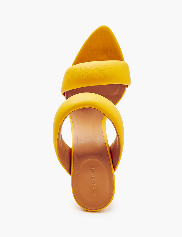 Желтые женские мюли MASCOTTE 175-4123012-7520M | ракурс 5