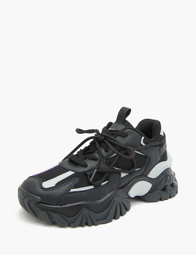 Черные женские кроссовки MASCOTTE 64-310122-0202 | ракурс 2