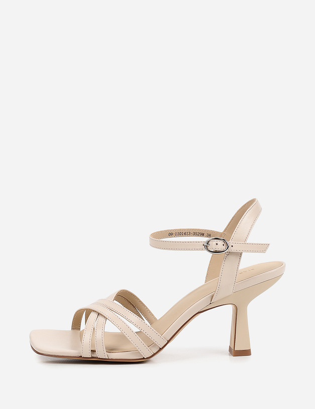 Бежевые женские босоножки MASCOTTE 09-1101413-3529M | ракурс 2 Бежевые женские босоножки MASCOTTE 09-1101413-3529M | ракурс 2