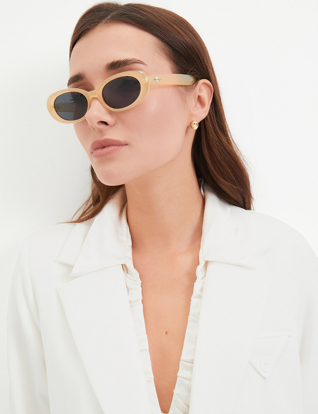 Желтые женские очки MASCOTTE 753-4131-7718 | ракурс 1