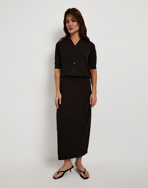 852-6121-2409 Юбка женская темн-коричн, Mascotte