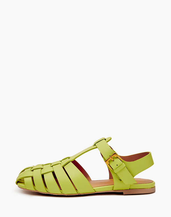 172-4122014-0504 Туфли летние женские нат.кожа/нат.кожа зелен, Mascotte