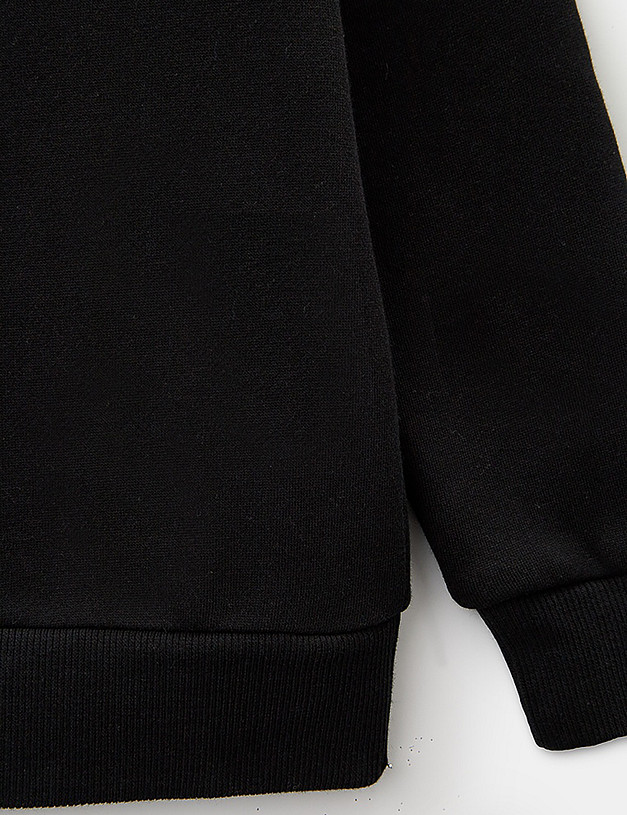 Черный детский свитшот MASCOTTE 848-4209-2602 | ракурс 10