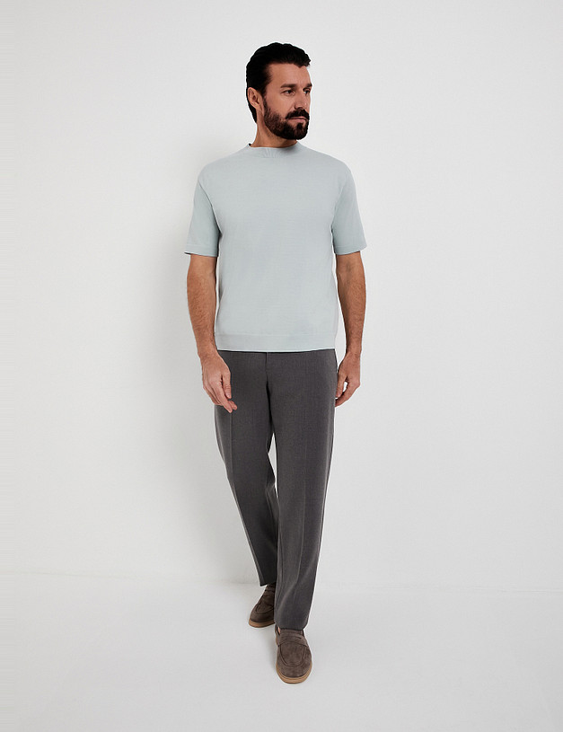 Голубой мужской джемпер MASCOTTE 971-6109-2611 | ракурс 2