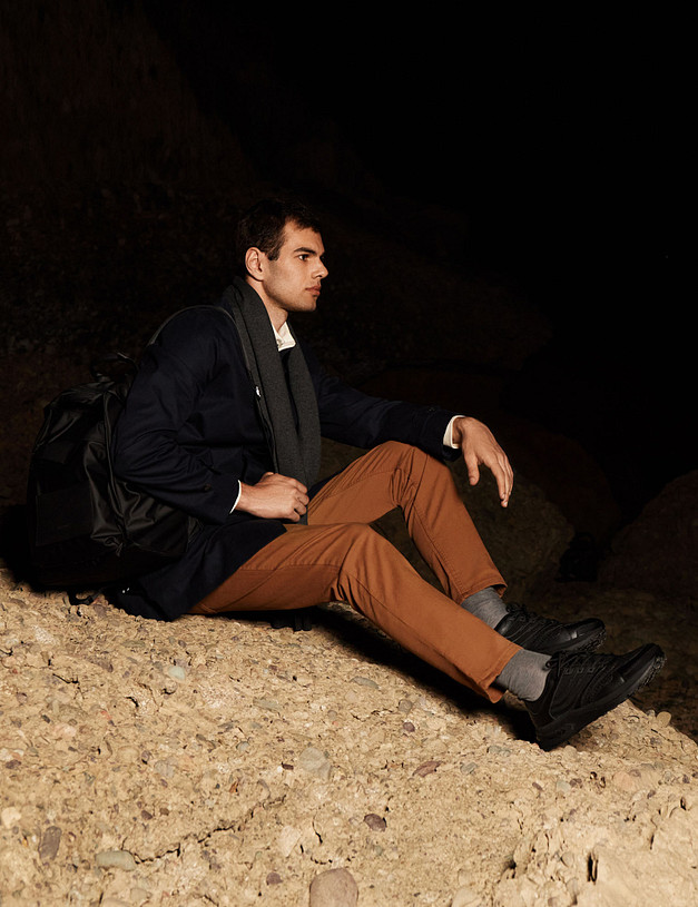 Черные мужские кроссовки MASCOTTE 189-3253322-0202 | ракурс 1