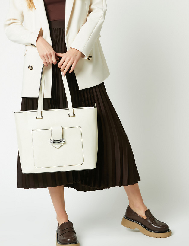 Молочная женская сумка MASCOTTE 670-2124-601 | ракурс 1