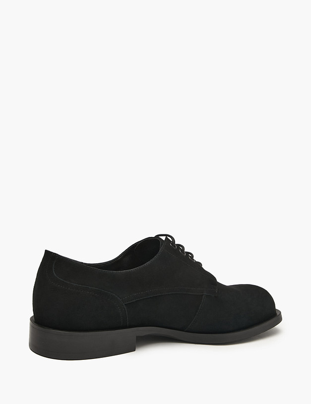 Черные мужские дерби из велюра MASCOTTE 175-520711-0602 | ракурс 3