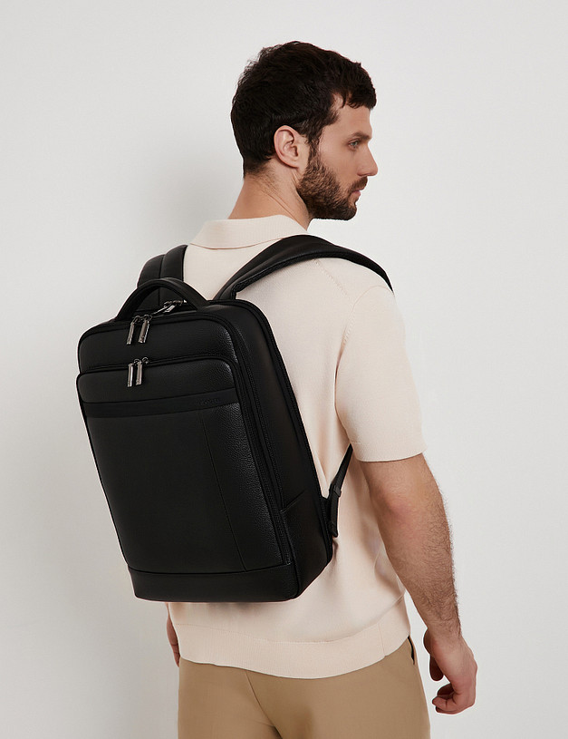 Черный мужской рюкзак MASCOTTE 604-3233-1002 | ракурс 1